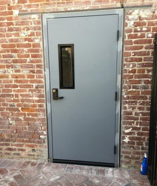 Wholesale Customized High Quality Single Exterior Metal Security Steel Doors