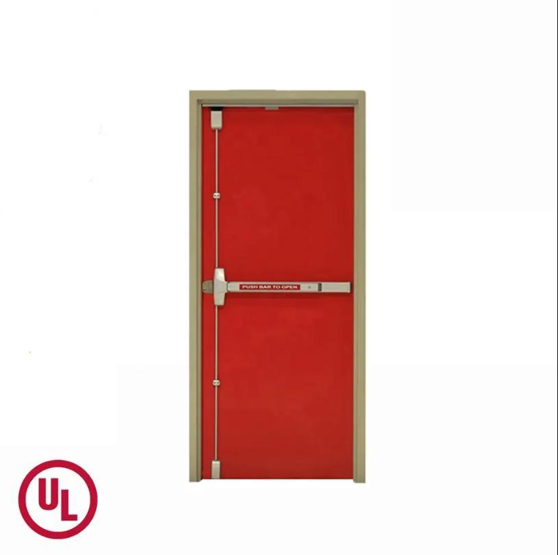 UL Certificate Customized Security Fireproof Emergency Exit Entry Steel Door