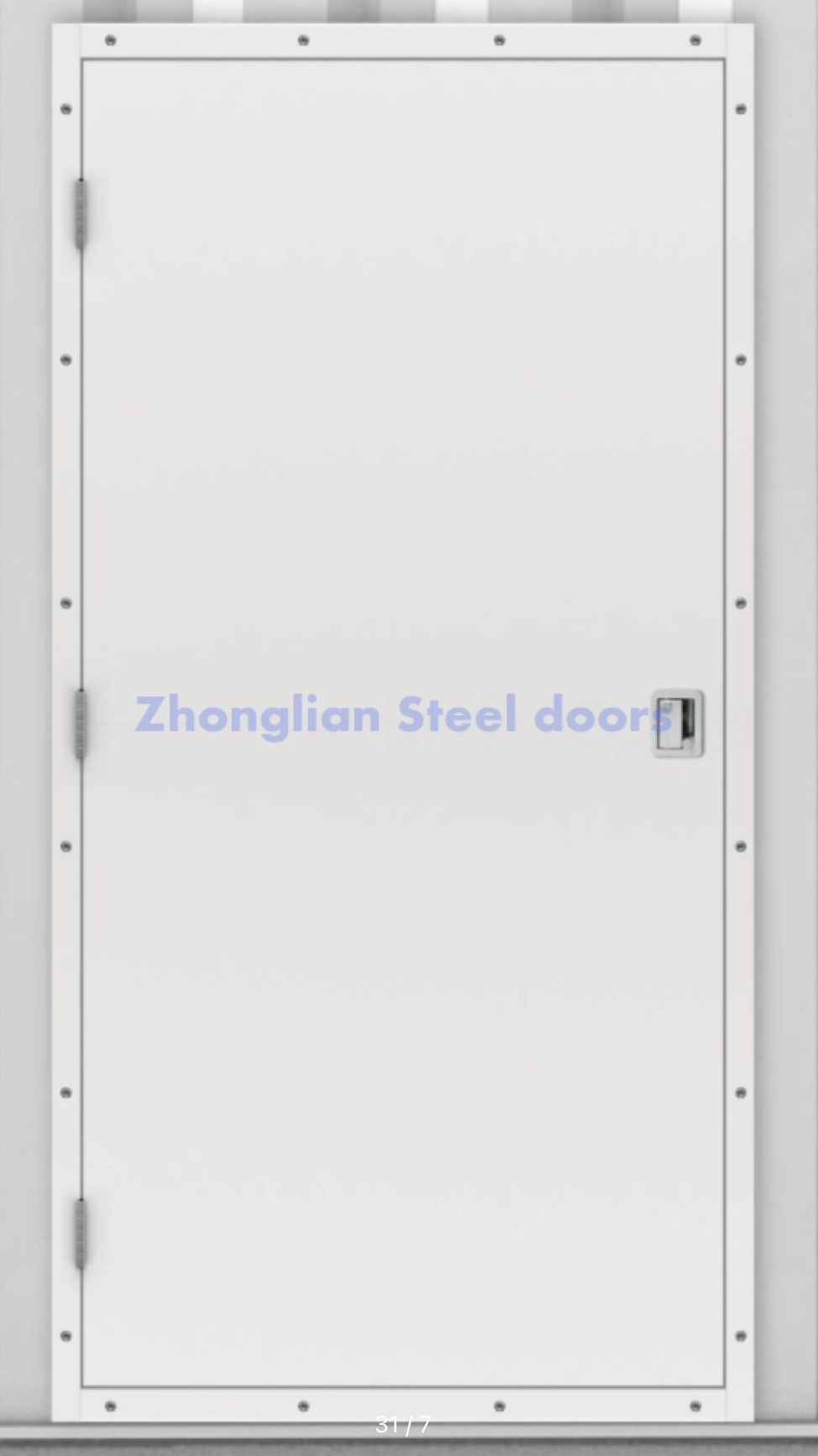 Reliable and Simple Steel Door Flush Mounted Locks