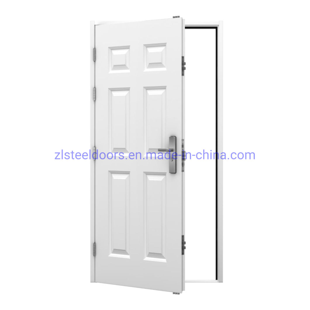 European Design Superior Quality Armored Doors Black Bulletproof Security Steel Exterior Doors