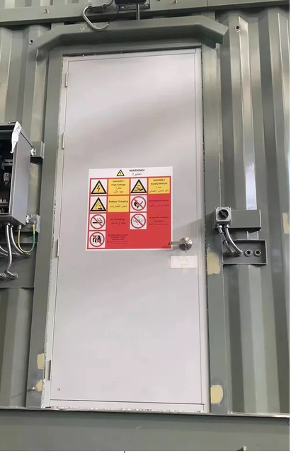 Durable Stainless Portable House Door Finished Wind Rated Door