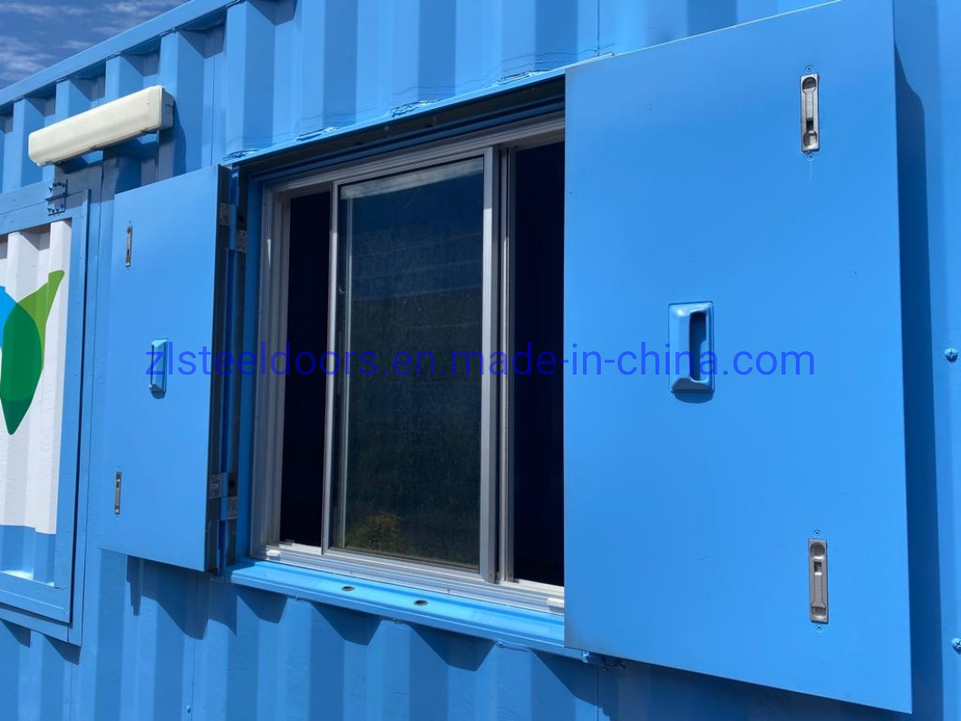 Cheap Price Modern Anti-Vandal Window Shutter Shipping Container Windows Aluminum Windows PVC Windows