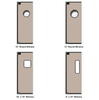Single Aluminum Swinging Traffic Door with Window Opening Panel