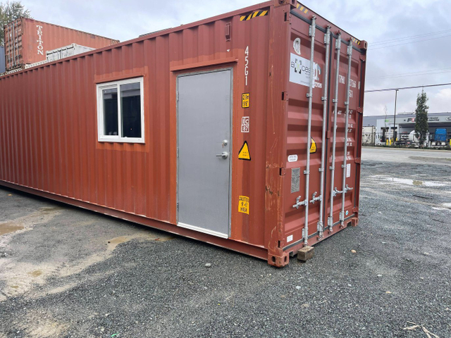 Us Container Doors Deadbolt Galvanised Steel Door with Cylinder Locks