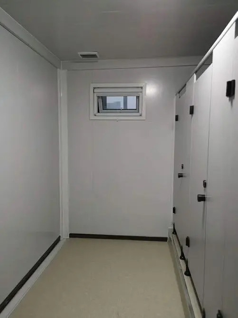 Prefab Toilet House Swing UPVC Window with Screen Waterproof Thermal Insulation