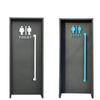 Quick-Assemble Stainless Steel Door for Toilet Blocks