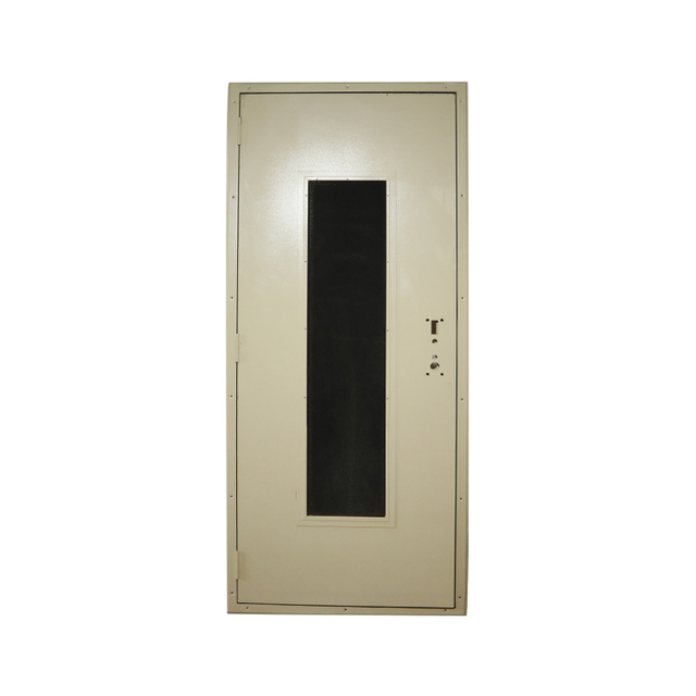 Front Steel Door with Metal Mesh Hatch