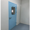 Galvanized Steel Powder Coated Clean Room Double Swing Steel Door Hospital Metal Door