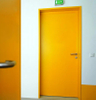 Double Doors Prehung Door Galvanized Steel Material Aluminum Rock Wool Insulation