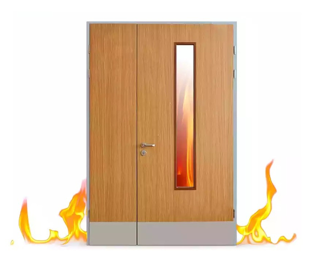 School Apartment Hotel Special Stairway Safety Escape Fire Door Galvanized Steel Material American Standard Certification 90 Mins