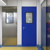 Powder Coated Clinic Metal Door Hospital Patient Room Door for Medical Engineering