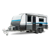 Travel Caravan Rear Expansion Camping Trailer Light Weight Door