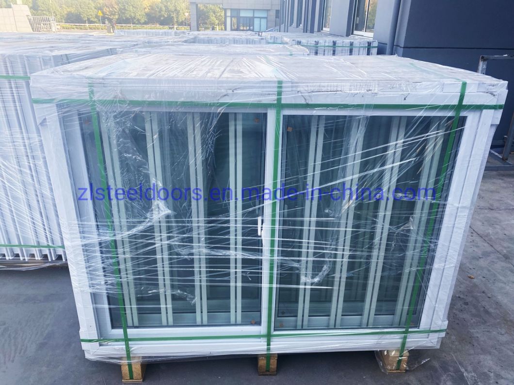 Home Security Hurricane Impact Double Glazed PVC Profile UPVC Windows and Doors Frame Glass Plastic UPVC PVC Sliding Window