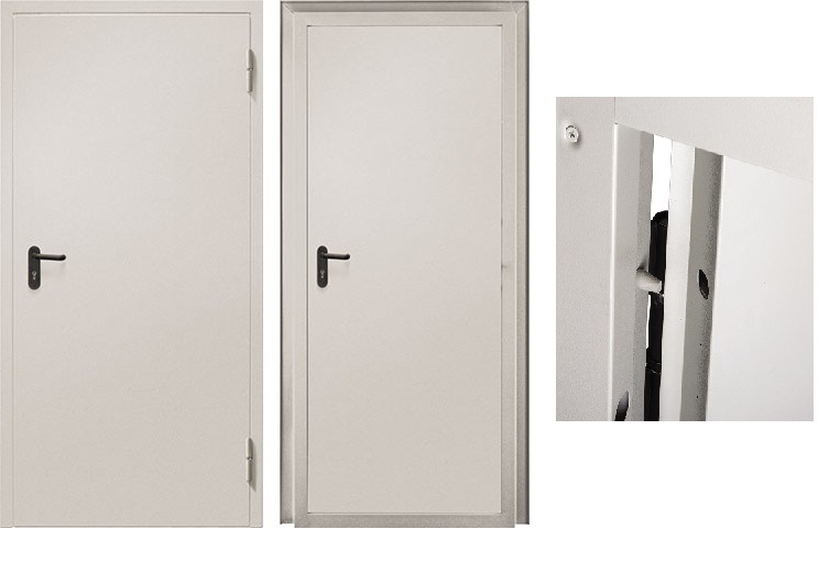 Commercial Fire Rated Doors Soundproof Hollow Acoustic Metal Steel Fireproof Door