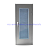 Steel Stainless Standard Custom Aluminum Single Hinged Swing Exterior Aluminium Louver Doors
