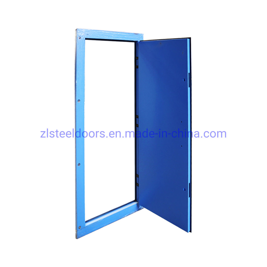 Modern Single Doors Commerical Prefabricated Prehung Doors Steel Doors Modern Style Hollow Metal Doors