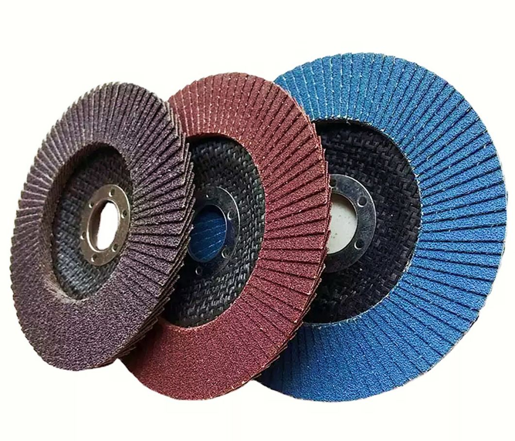 Customized Metal Grinding Abrasive Tools Calcined Aluminium Oxide Buffing Wheel Flap Disc