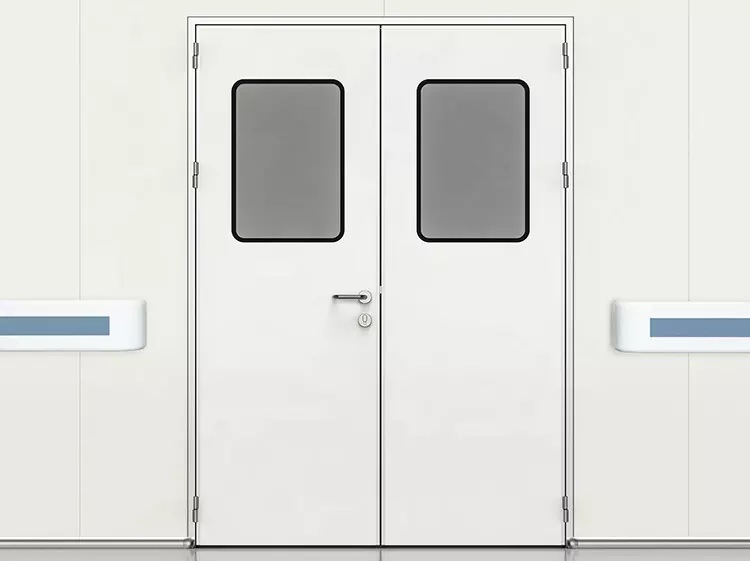 Factory Direct Sales Steel Door Clean Room Door for Pharmacy Hospital Lab Sliding Door for Hospital