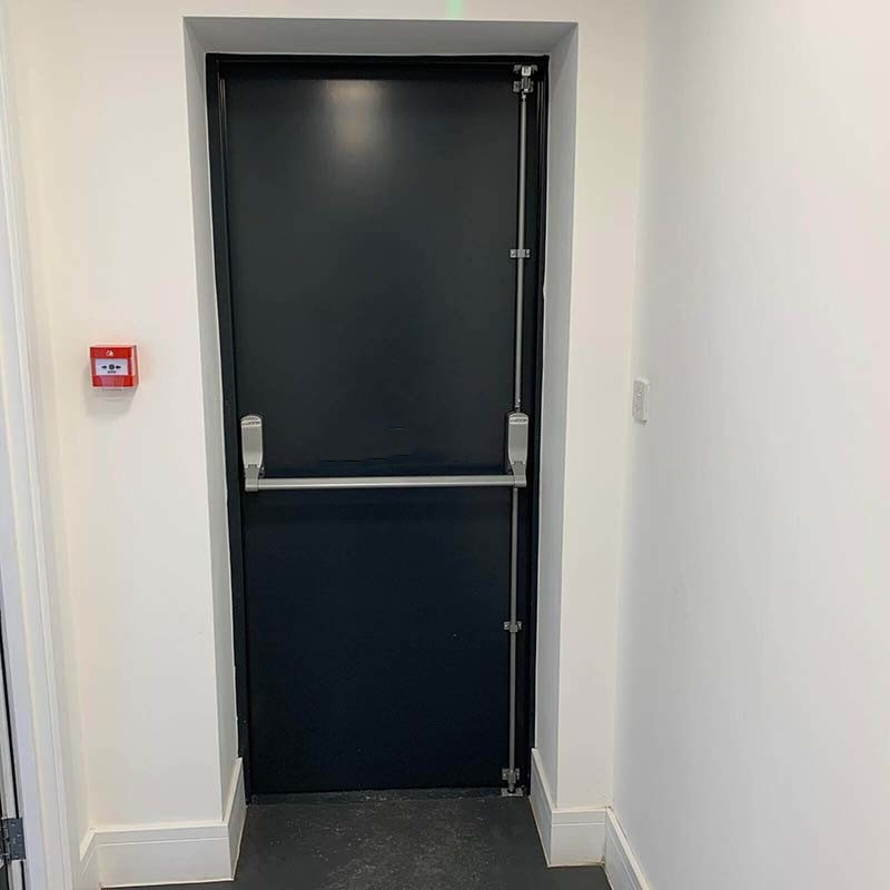 UL Certificate Wholesale Steel Glass Doors Glazed Doors with 19 Point Lock System Best Price