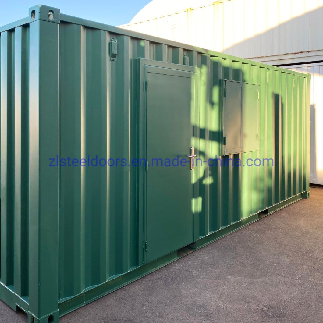 Hollow Metal Doors 20FT 40FT Prefabricated Modular Container Steel Doors Container Security Doors Windows