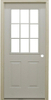 Steel Half Lite Security Door Tempered Glass Door