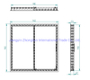 Aluminum Sliding Glazing Window for Shipping Container Window Shutter