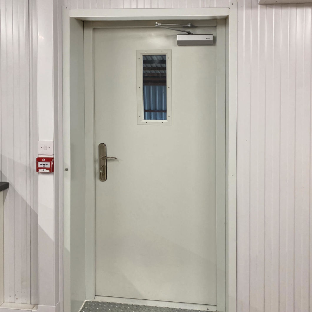 New Design Cheap Price Customized Single Metal Security Steel Doors
