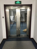Emergency Fireproof Glass Doors, Glass Door Fire Rated, Fire Rated Steel Door with Glass Insert