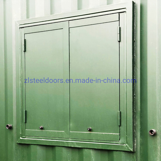 European Shipping Container Aluminum Windows Glazings Window Shutters PVC Glazings PVC Winsows