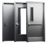School Emergency Doors Steel Fire Door Louver Door