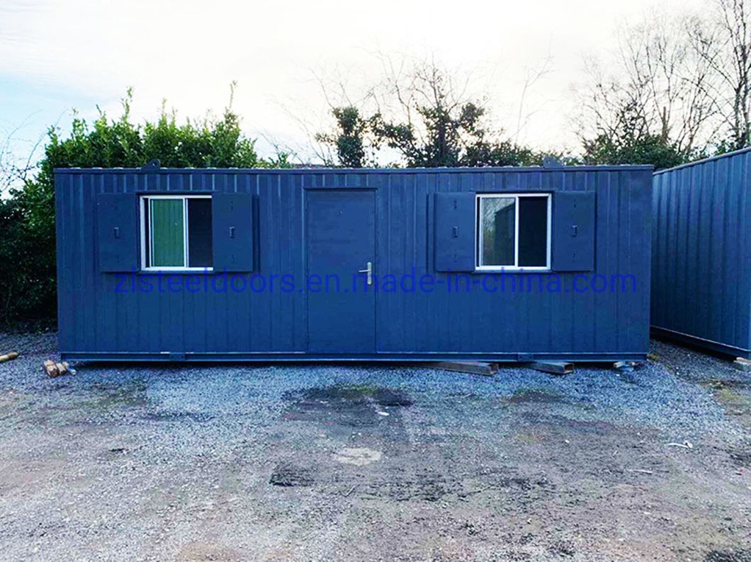Toughened Double Glazed Aluminum Sliding Windows Container Windows PVC Swing Windows