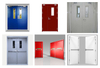 Factory Wholesale Metal Fire Rated Door with Fire Rated Hardware