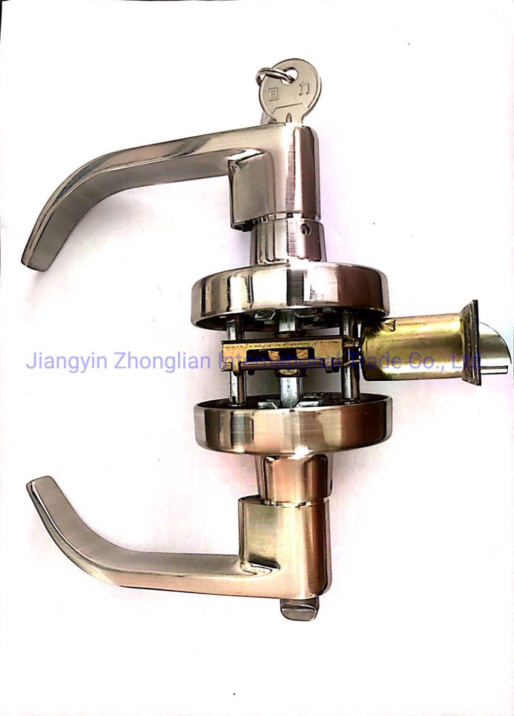 Reliable and Simple Classic Steel Door Leverset Lock