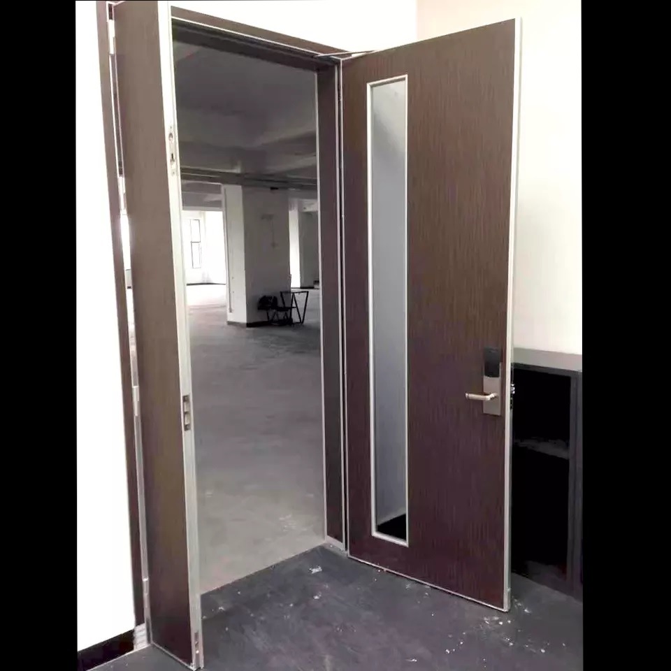 Factory Direct Sales School Classroom Double Door Stainless Steel Honeycomb Soundproof Door with Glass Window