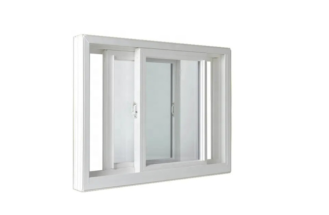 Latest American Design Interior PVC Window Double Layered Glass Window Plastic UPVC Window