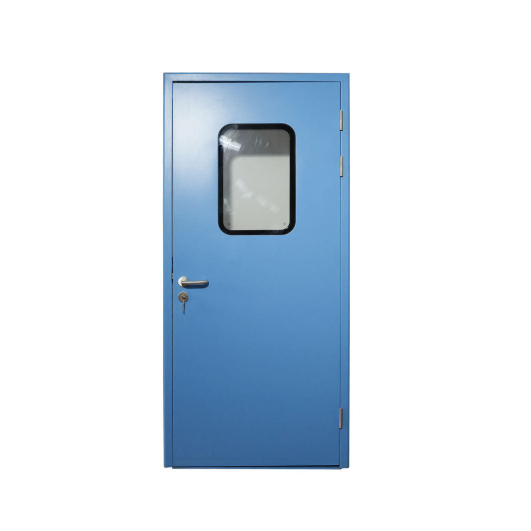 Single or Double Leaf Steel Hospital Door Price Air Tight Hermetic Swing Door for Hospital