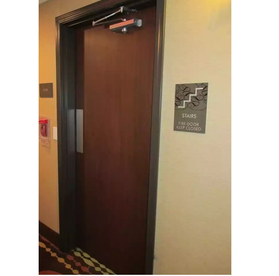Commercial Fire Rated Doors Soundproof Hollow Acoustic Metal Steel Fireproof Door