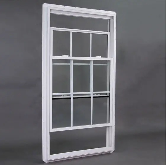 Grille Design Custom Window Factory Wholesale Vinyl Sliding Window Interior UPVC Sliding Window