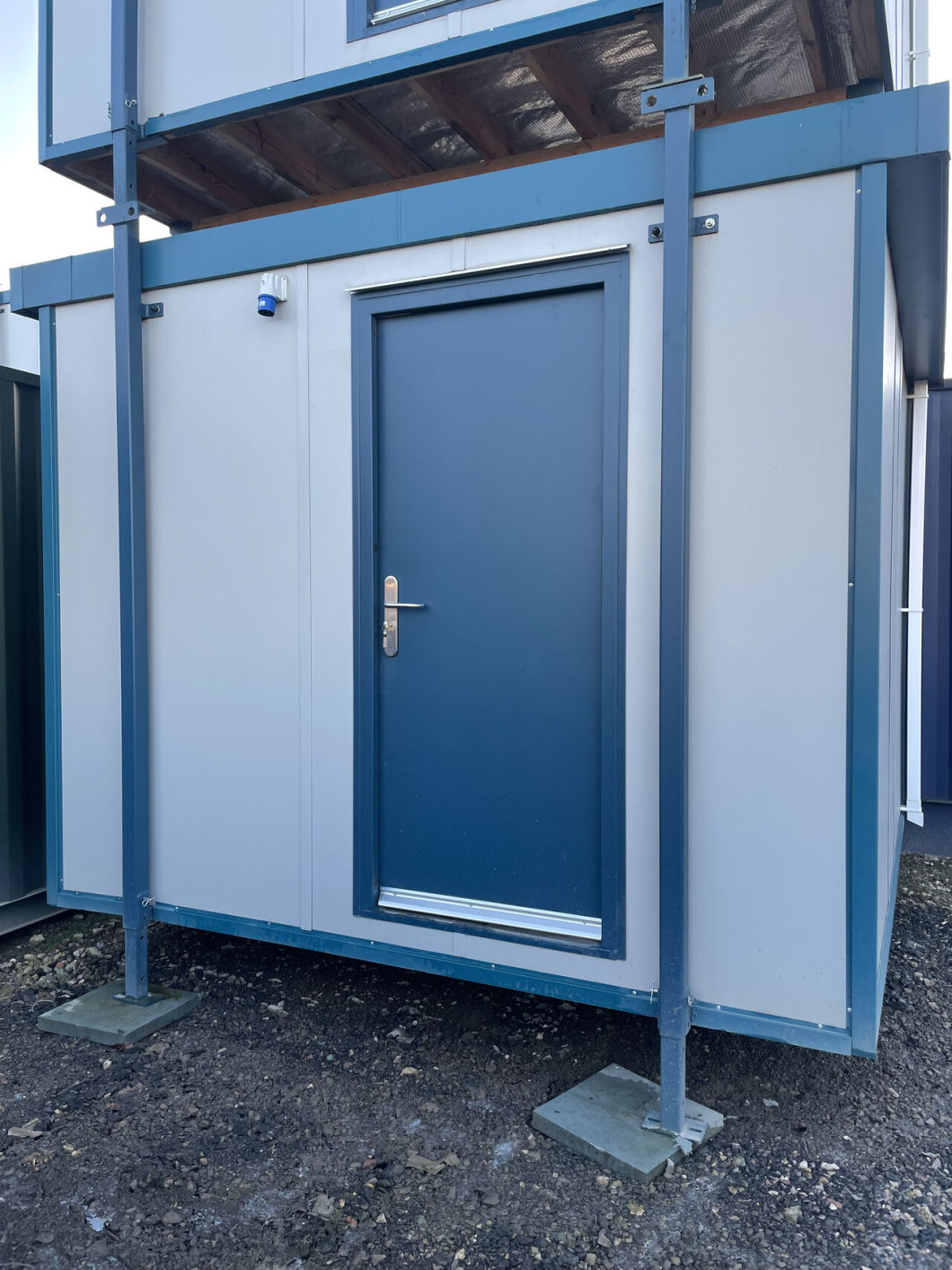 Quick Assembling Steel Door for Prefab Guard Shack