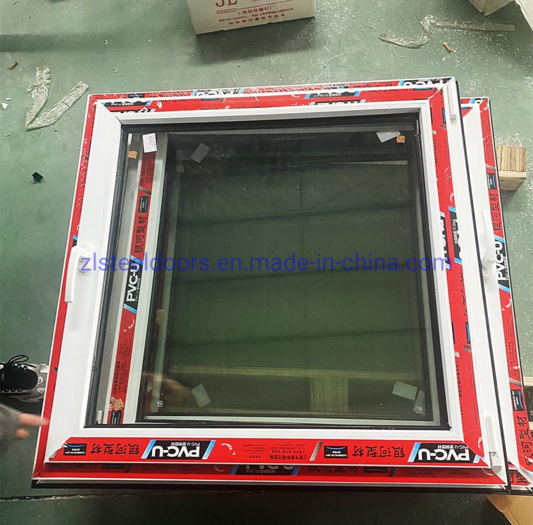 Shipping Container PVC Windows UPVC Swing Glass UPVC European Style Container Windows