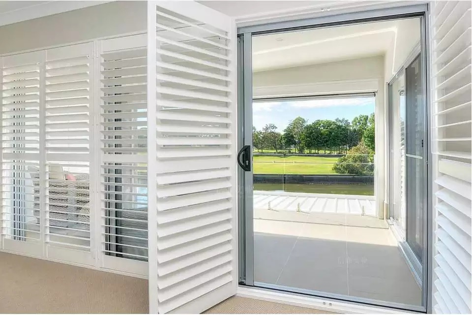 Standard Customized Internal Static Aluminum Single Hinged Louver Louvered Door