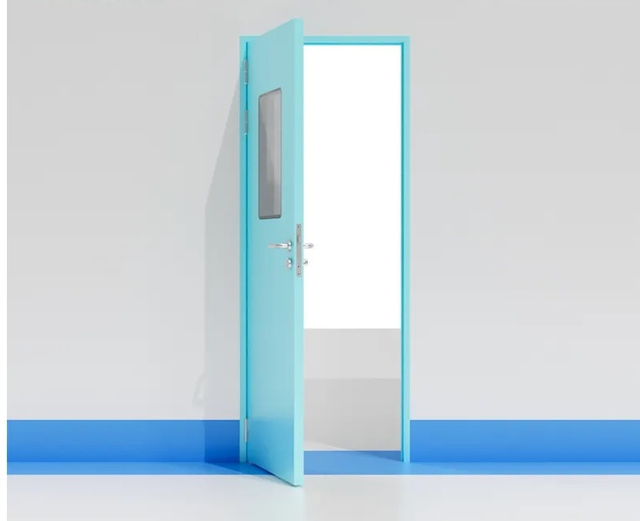 Single Hermetic Swing Door for Laboratory Pharmaceutical Hospital