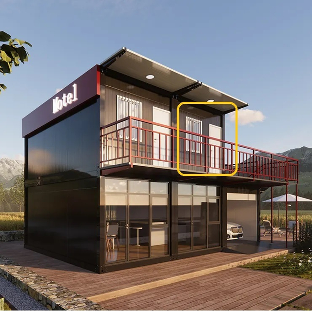 Easy Assembling Steel Security Door for Hungary Portable House