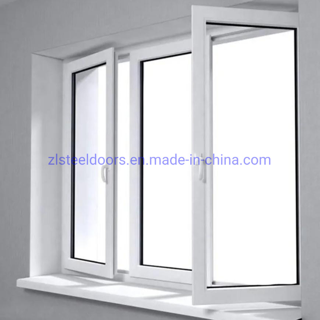 Casement Turn & Tilt PVC Windows and Doors with Gril Design PVC/UPVC Windows and Doors