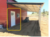 Barn and Garage Prehung Door Stainless Steel Lite Door