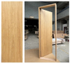 Modern Fancy Simple Design Pre-Hung Exterior Security Steel Front Entry Doors for House