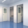 Patient Room Double Door for Hospital with Kick Plate