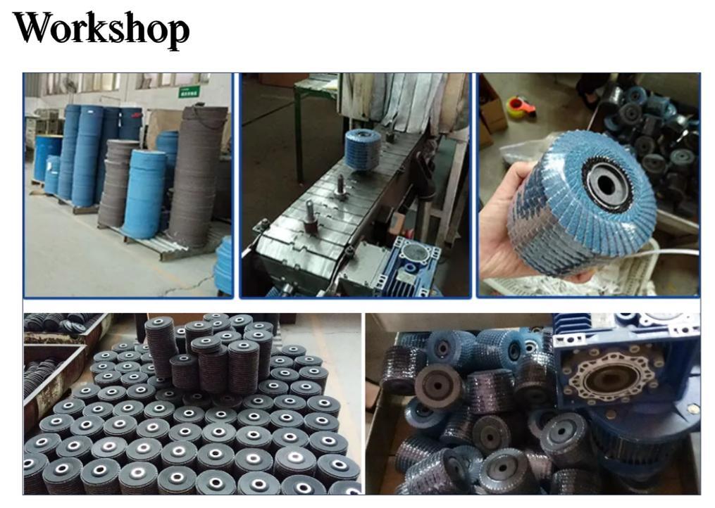 Stainless Steel Buffing Disc Abrasive Cloth Flap Disc Flap Wheel for Metal