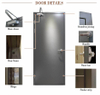 Polyurethane Foaming High Competitice Fire Doors