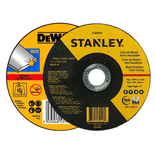 Factory Hot Sale 115X1X22.2mm Stainless Steel Cutting Disc for Angle Grinders Abrasive Discs with Wholesale Price